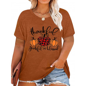 Plus Size Thanksgiving T-Shirt
