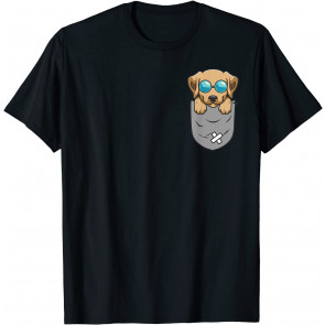 Pocket Dog Pet Owner Retriver T-Shirt