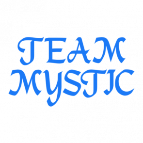 Pokemon Go Team Mystic Text Only Shirt