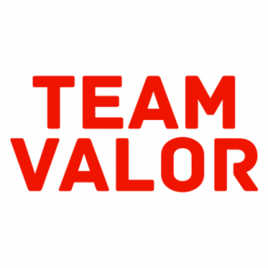 Pokemon Go Team Valor Text Only Shirt