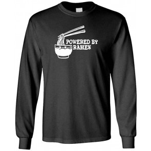 Powered By Ramen - Food Japanese Anime College - T-Shirt