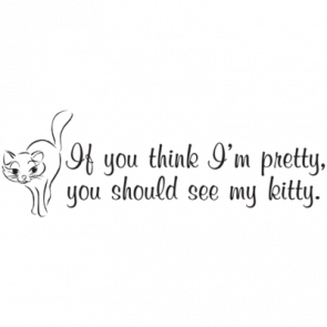 Pretty Kitty Tshirt  T-Shirt