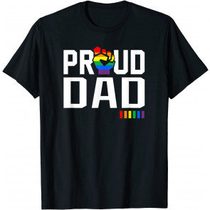Proud Dad Gay Pride Month LGBTQ T-Shirt
