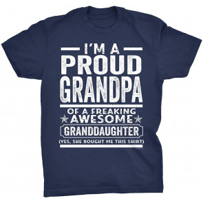 Proud Grandpa Of An Awesome Granddaughter T-Shirt