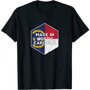 Proud North Carolinian's Distressed Made In North Carolina T-Shirt