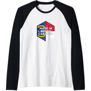 Proud North Carolinian's Distressed Made In North Carolina T-Shirt
