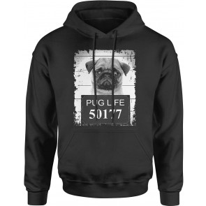 Pug Life Pug Mug Shot Jail T-Shirt