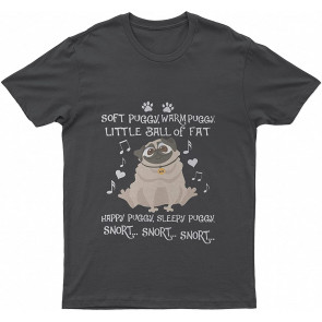 Pug Lovely Dog Soft Puggy Warm Puggy Dog T T-Shirt