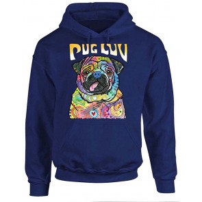 Pug LUV - Dean Russo Dog Modern Art - T-Shirt