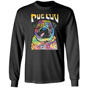 Pug LUV - Dean Russo Dog Modern Art - T-Shirt