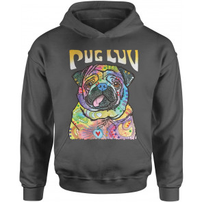 Pug Luv Puppy Love Neon T-Shirt