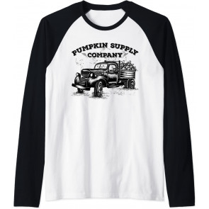 Pumpkin Old Truck Vintage Antique Fall Season Gift For Men T-Shirt