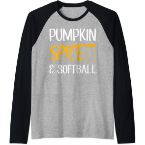 Pumpkin Spice And Softball  T-Shirt