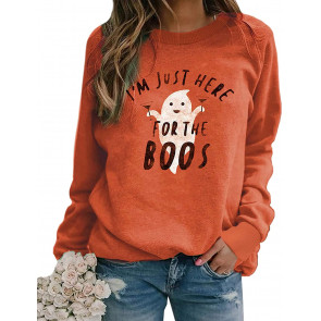 Pumpkin-Sweatshirt Halloween Crewneck T-Shirt