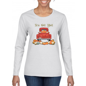 Pumpkin Truck It's Fall Ya'll Halloween T-Shirt