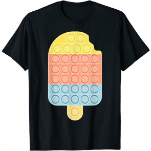 Push Pop Fidget Sensory Toy Bubble Ice Cream T-Shirt