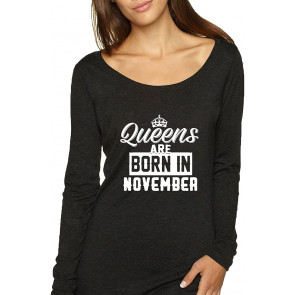 Queens Are Born In November T-Shirt