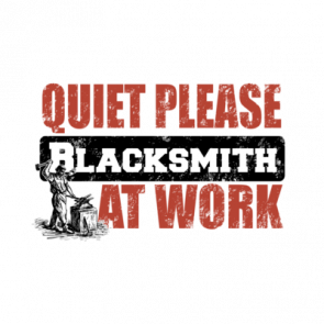 Quiet Please Blacksmith At Work Tshirt