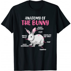 Rabbit Anatomy Pet Rodent T-Shirt