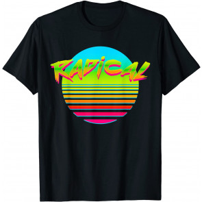 Radical Hot Sun Retro 80s 90s Vintage Outrun T-Shirt