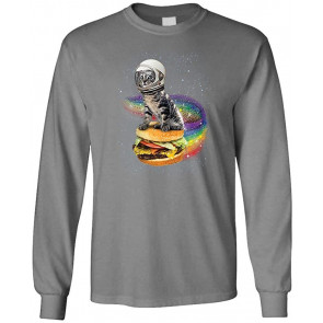 Rainbow Burger CAT - T-Shirt