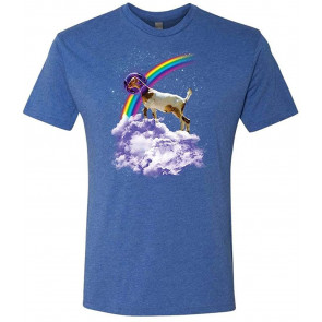 Rainbow Goat - Tri-Blend T-Shirt