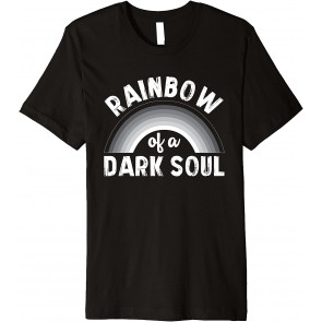 Rainbow Of A Dark Soul Goth Occult Lover Occultist Halloween T-Shirt