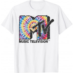 Rainbow Tie Dye Spiral Logo T-Shirt