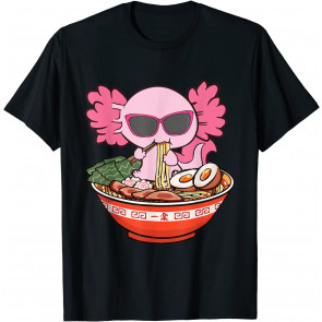 Ramen Axolotl Kawaii Anime Japanese Food Gift Girls T-Shirt