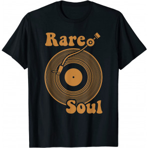 Rare Soul Music Vintage Old School DJ Turntable T-Shirt