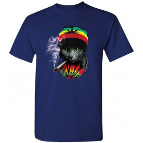 RASTAFURRIAN CAT - Rasta Rastafari Jamaica - T-Shirt