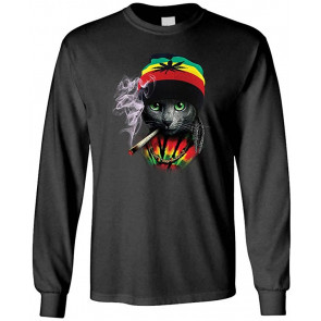 RASTAFURRIAN CAT - Rasta Rastafari Jamaica - T-Shirt