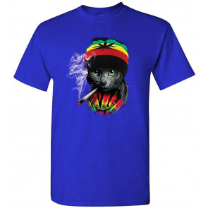 RASTAFURRIAN CAT - Rasta Rastafari Jamaica - T-Shirt