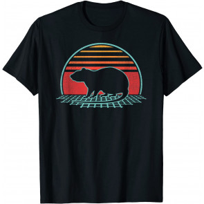 Rat Retro Vintage 80s Style Animal Lover Gift T-Shirt