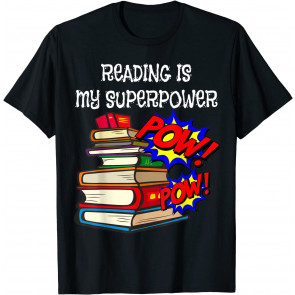 Reading Is My Super Power Superhero Best English Teacher T-Shirt