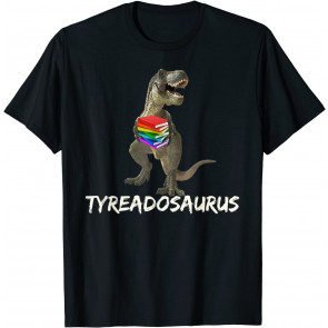 Reading T. Rex Tyreadosaurus Dinosaur Read T-Shirt