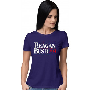 Reagan Bush 1984 Republican Campaign T-Shirt