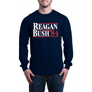 Reagan Bush 84 Presidential Campaigns T-Shirt