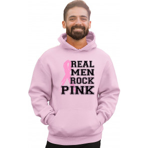 Real Men Rock Pink Breast Cancer Sweat T-Shirt