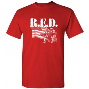 R.E.D - Remember Everyone Deployed - T-Shirt