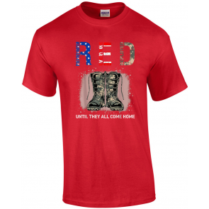 Remember Everyone Deployed - Red Friday Military T-Shirt