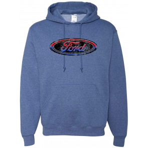 Red Blue And Black Ford Logo T-Shirt