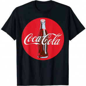 Red Circle Retro Bottle Logo T-Shirt