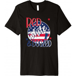 Red, White & Boozed 4th Of July T-Shirt