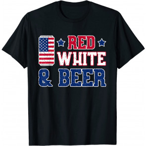 Red White And Beer  T-Shirt