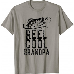 Reel Cool Grandpa Fishing T-Shirt