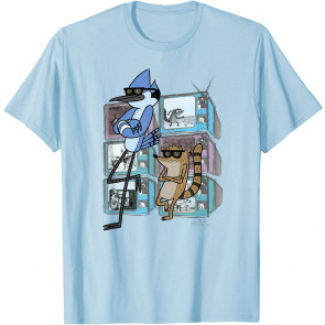 Regular Show Mordecai And Rigby TV Too Cool T-Shirt