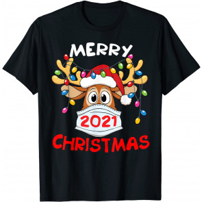 Reindeer In Mask  T-Shirt