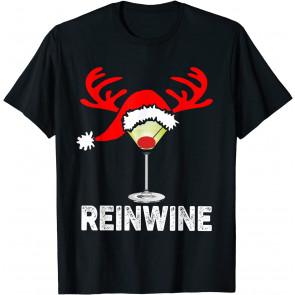 ReinWine Santa Claus Reindeer Wine T-Shirt