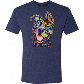 Rescues - Dean Russo Dog Modern Art - Tri-Blend T-Shirt